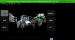 Desktop Screenshot of odorizzitrattori.com