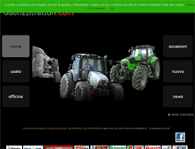 Tablet Screenshot of odorizzitrattori.com